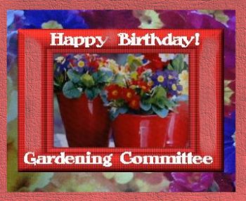 From the Gardening Committee